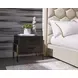 Weldrick Brown And Antique Brass Nightstand