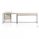 Trey Dove Poplar Filing L-Shaped Credenza Desk System