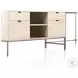 Trey Dove Poplar Filing L-Shaped Credenza Desk System