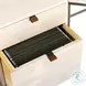 Trey Dove Poplar Filing L-Shaped Credenza Desk System