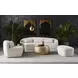 Soraya Dove Cream Ottoman