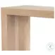Hudson Ashen Walnut And Gunmetal C End Table