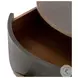 Shagreen Grey Shagreen Round 2 Drawer Nightstand