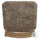 Glenmore Smoked Oak and Taupe Shearling Dining Chair Set of 2