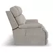 Zecliner Zofa Shell Performance Fabric 87" Zero Gravity Power Sleep Reclining Sofa with USB Charging and LED