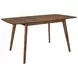 Alfredo Natural Walnut Extendable Dining Table