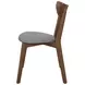 Alfredo Natural Walnut Side Chair Set Of 2