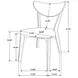 Alfredo Natural Walnut Side Chair Set Of 2