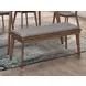 Alfredo Natural Walnut Dining Bench