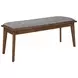 Alfredo Natural Walnut Dining Bench