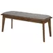 Alfredo Natural Walnut Dining Bench