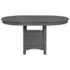 Lavon Medium Grey Extendable Dining Table