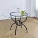 Aviano Gunmetal 48" Round Dining Table