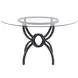 Aviano Gunmetal 48" Round Dining Table