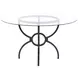 Aviano Gunmetal 48" Round Dining Table