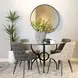 Aviano Gunmetal 48" Round Dining Table