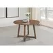 Dinah Walnut Solid Wood Round Dining Table