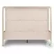 Rosedale Yucca Oak Veneer and Knoll Natural Performance Fabric Queen Upholstered Bed