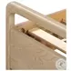 Rosedale Yucca Oak Veneer and Knoll Natural Performance Fabric Queen Upholstered Bed