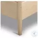 Rosedale Yucca Oak Veneer and Knoll Natural Performance Fabric Queen Upholstered Bed