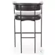 Carrie Sonoma Black Bar Stool