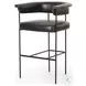 Carrie Sonoma Black Bar Stool