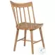 Middleton Natural Spindle Back Dining Side Chair Set of 2