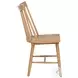Middleton Natural Spindle Back Dining Side Chair Set of 2