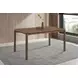 Parkridge Natural Walnut 59" Rectangular Dining Table