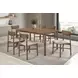 Parkridge Tan And Natural Walnut Side Chair Set Of 2