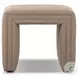 Augustine Crypton Nomad Taupe Performance Fabric Rectangular Ottoman