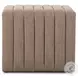 Augustine Crypton Nomad Taupe Performance Fabric Rectangular Ottoman