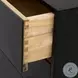 Trey Black Wash Poplar 7 Drawer Dresser