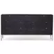 Trey Black Wash Poplar 7 Drawer Dresser