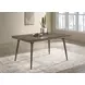 Onslow Dark Brown 59" Rectangular Dining Table