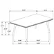 Onslow Dark Brown 59" Rectangular Dining Table