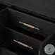 Rosedale Chaps Sand Ebony Oak Veneer 94" Media Console