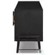 Rosedale Chaps Sand Ebony Oak Veneer 94" Media Console