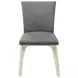 Biloxi Gray Upholstered Side Chair Set Of 2