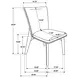 Biloxi Gray Upholstered Side Chair Set Of 2