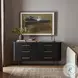 Fletcher Distressed Black Oak 6 Drawer Dresser