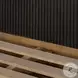 Fletcher Distressed Black Oak Queen Platform Bed