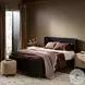 Fletcher Distressed Black Oak Queen Platform Bed