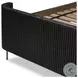 Fletcher Distressed Black Oak King Platform Bed