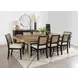 Arini Black Rattan Cane Dining Side Chair Set of 2