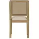 Arini Sand Wash Rattan Cane Dining Side Chair Set of 2