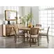Arini Sand Wash Rattan Cane Dining Side Chair Set of 2