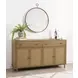 Arini Sand Wash 2 Drawer Cane Door Sideboard Server