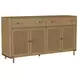 Arini Sand Wash 2 Drawer Cane Door Sideboard Server