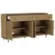 Arini Sand Wash 2 Drawer Cane Door Sideboard Server